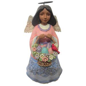 Basket Of Easter Blessings Angel Figurine Jim Shore Heartwood Creek 2021